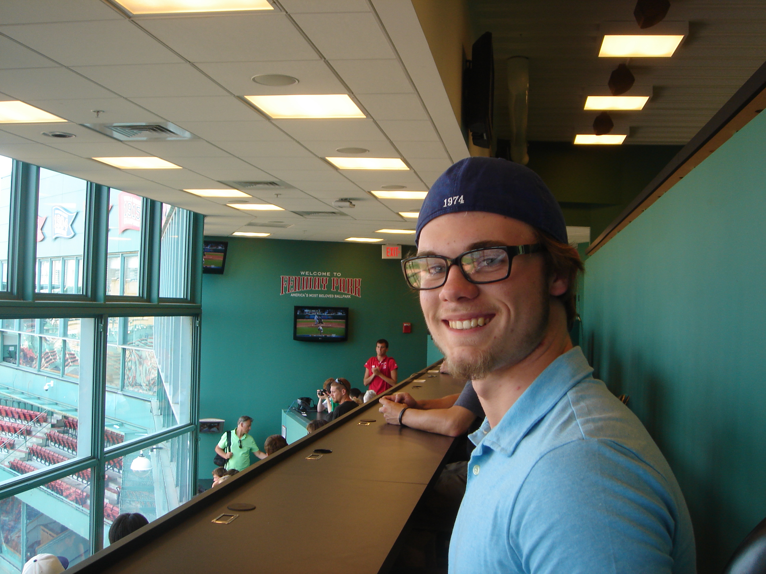 Mark Jr at Fenway